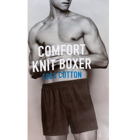 Stafford Men's Knit Boxer Shorts 4-Pack 100% Cotton Boxers Breathable Underwear - Picture 2 of 11